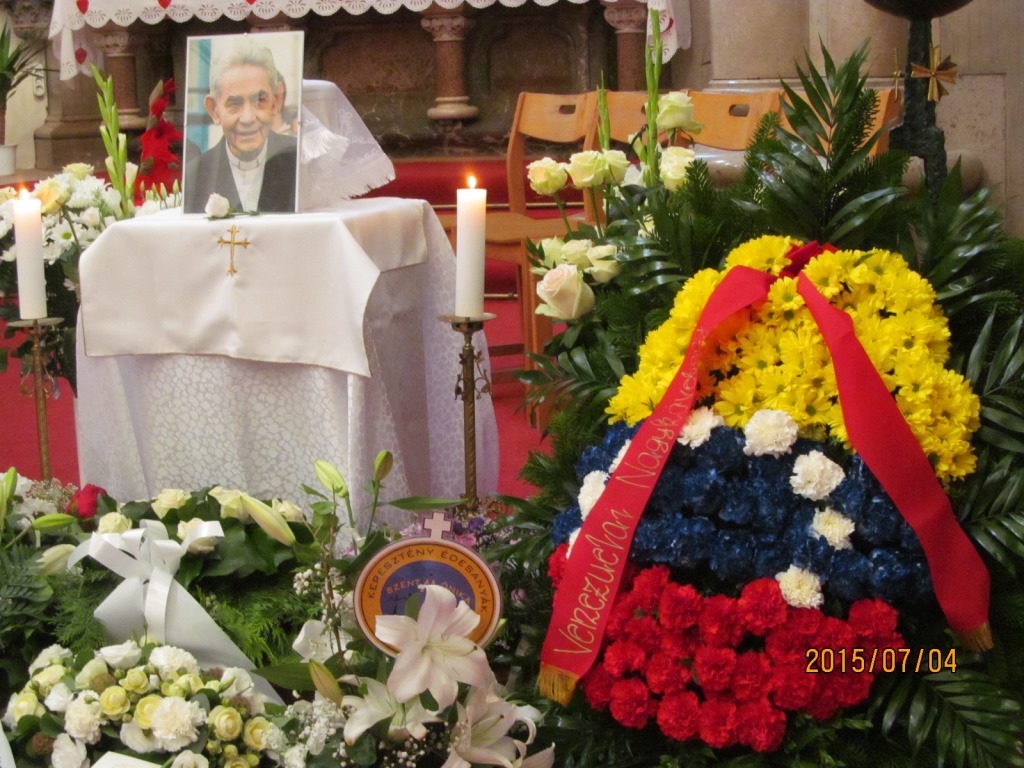 Gábor atya temetése